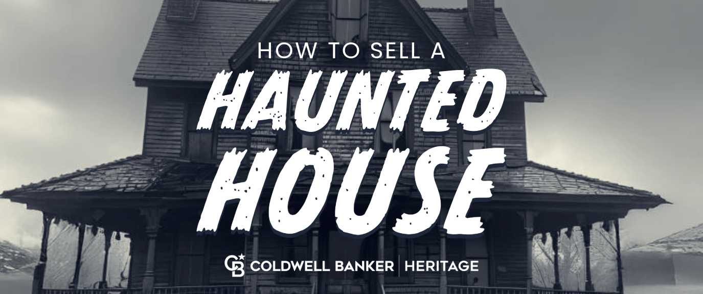 banner title graphic: How to sell a haunted house